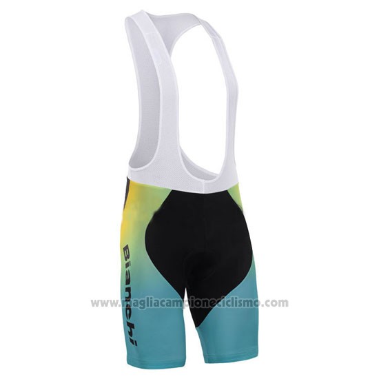 2015 Abbigliamento Ciclismo Lotto NL Jumbo Nero e Giallo Manica Corta e Salopette